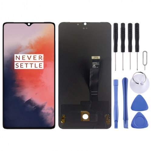 Pour OnePlus 7T avec écran LCD OEM à assemblage complet de numériseur (noir) SH901B540-06