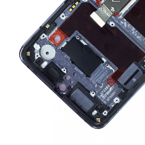 Pour OnePlus 7T HD1901 HD1903 HD1900 HD1905 Assemblage complet du numériseur avec cadre OEM Écran LCD (Bleu bébé) SH02TT1121-06