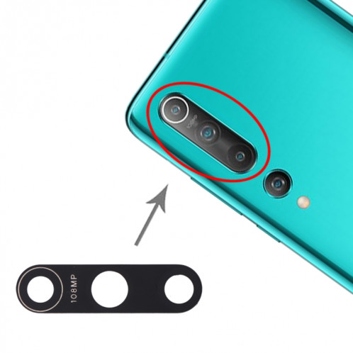 Objectif de caméra arrière 10 PCS pour Xiaomi Mi 10 5G SH6908464-04