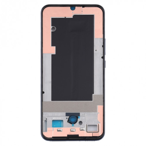 Plaque de lunette centrale d'origine pour Xiaomi Mi 10 Lite 5G / Mi 10 Youth 5G M2002J9G (noir) SH066B1030-06