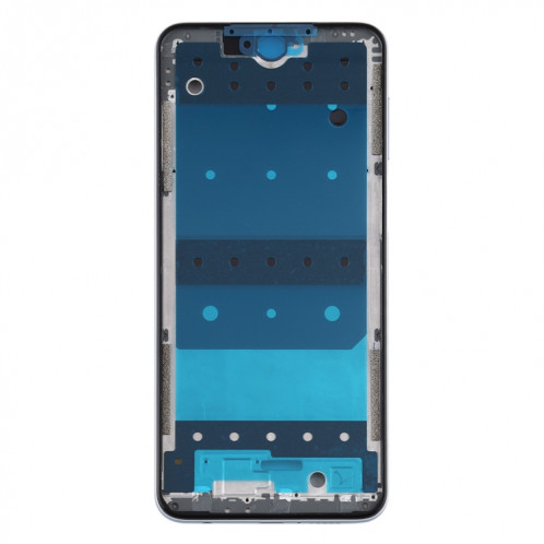 Boîtier avant d'origine plaque de cadre LCD pour Xiaomi Redmi Note 9S / Note 9 Pro (Inde) / Note 9 Pro Max (argent) SH068S1619-06