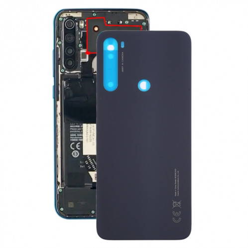 Cache arrière de batterie d'origine pour Xiaomi Redmi Note 8T (noir) SH73BL57-06