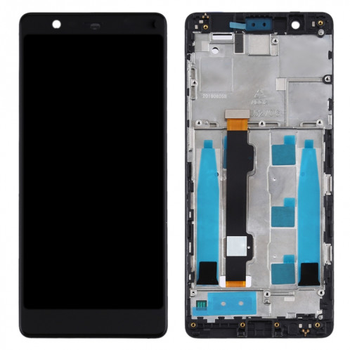 Écran LCD et numériseur complet avec cadre pour Nokia 5.1 TA-1061 TA-1075 TA-1076 TA-1088 TA-1081 (noir) SH74BL1817-06