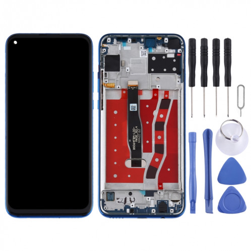 Écran LCD et numériseur complet avec cadre pour Huawei Nova 5i (bleu) SH108L1187-06