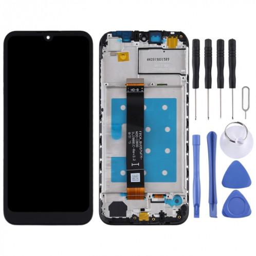Écran LCD et numériseur complet avec cadre pour Huawei Y5 (2019) (noir) SH10BL912-06