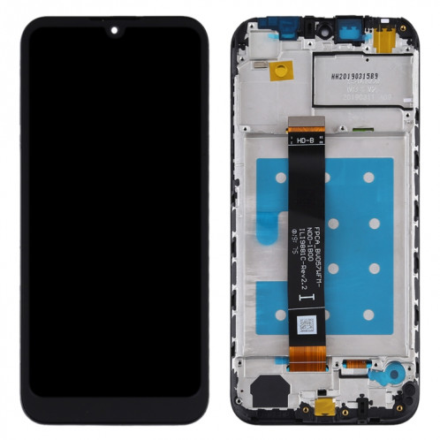 Écran LCD et numériseur complet avec cadre pour Huawei Y5 (2019) (noir) SH10BL912-06