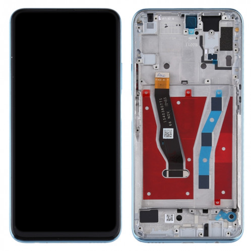 Écran LCD et numériseur Assemblage complet avec cadre pour Huawei P Smart Pro 2019 (bleu) SH111L1882-07