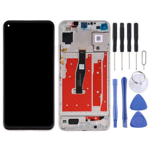 Écran LCD et numériseur complet avec cadre pour Huawei Honor 20 / Nova 5T (or) SH112J1679-06