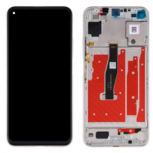 Écran LCD et numériseur complet avec cadre pour Huawei Honor 20 / Nova 5T (or) SH112J1679-06