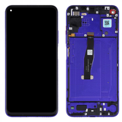 Écran LCD et numériseur complet avec cadre pour Huawei Honor 20 / Nova 5T (bleu saphir) SH12SB795-06