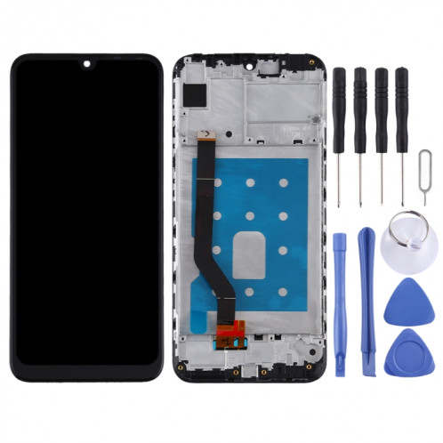 Écran LCD et numériseur complet avec cadre pour Huawei Y7 Pro (2019) (noir) SH15BL1490-06