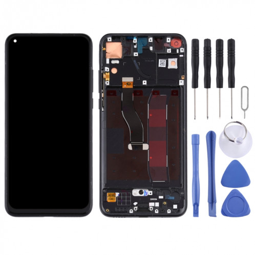 Écran LCD et numériseur complet avec cadre pour Huawei Honor View 20 (noir) SH119B518-06