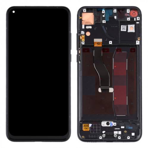 Écran LCD et numériseur complet avec cadre pour Huawei Honor View 20 (noir) SH119B518-06