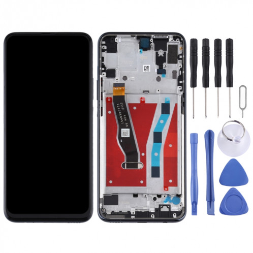 Écran LCD et numériseur complet avec cadre pour Huawei Enjoy 10 Plus (noir) SH122B1202-06