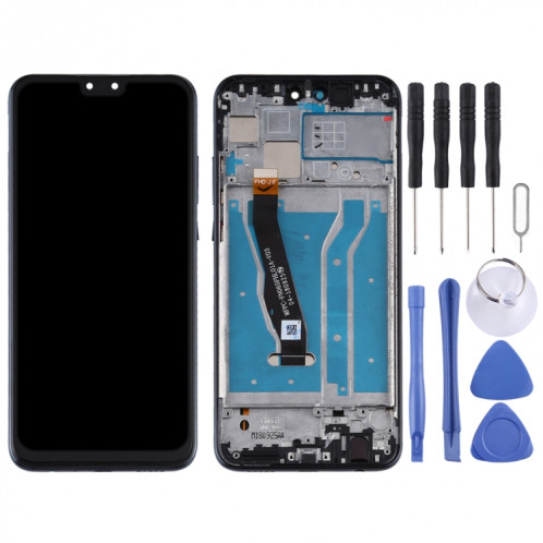 Écran LCD et numériseur complet avec cadre pour Huawei Y9 (2019) (noir) SH124B701-06