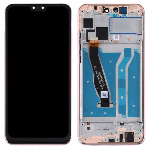 Écran LCD et numériseur complet avec cadre pour Huawei Y9 (2019) (or) SH124J928-06