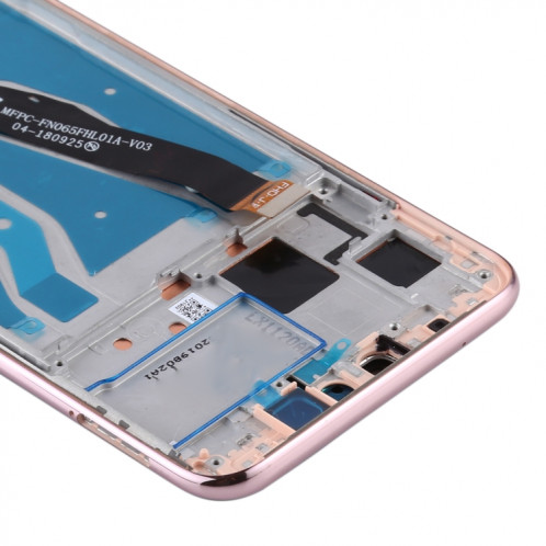 Écran LCD et numériseur complet avec cadre pour Huawei Y9 (2019) (or) SH124J928-06