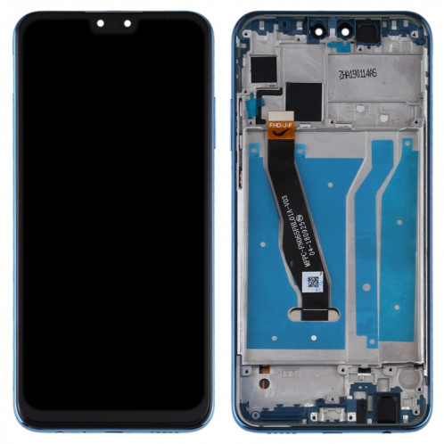 Écran LCD et numériseur complet avec cadre pour Huawei Y9 (2019) (bleu) SH124L1668-06