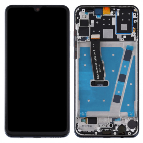 Écran LCD et numériseur complet avec cadre pour Huawei P30 Lite (RAM 4G / version standard) (noir) SH126B767-06