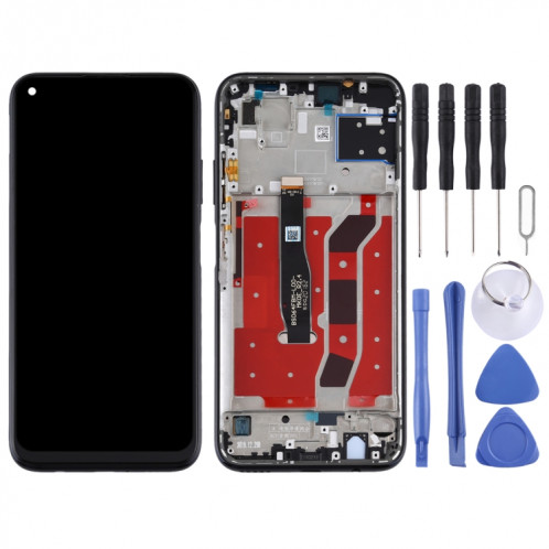 Écran LCD et numériseur complet avec cadre pour Huawei Nova 6 SE (noir) SH129B934-06
