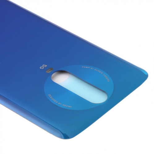 Couvercle arrière de la batterie en verre pour Xiaomi Redmi K30 5G (bleu) SH99LL872-06