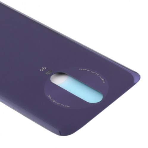 Couvercle arrière de la batterie en verre pour Xiaomi Redmi K30 5G (violet) SH99PL1607-06