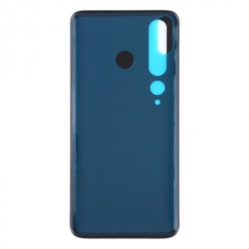 Couvercle arrière de la batterie en verre pour Xiaomi Mi 10 5G (bleu) SH01LL1098-06