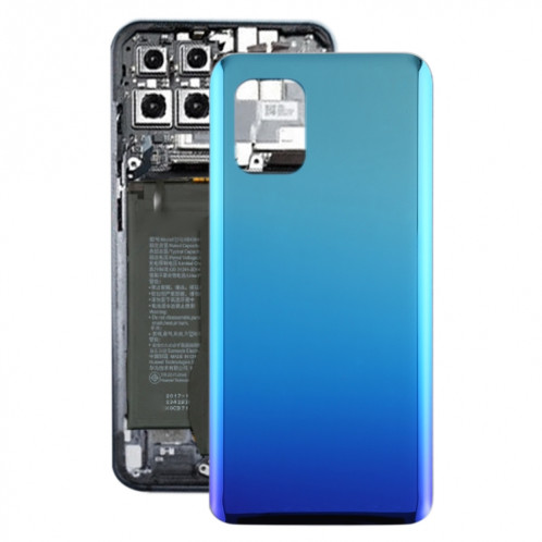 Couvercle arrière de la batterie en verre pour Xiaomi Mi 10 Lite 5G / Mi 10 Youth 5G (bleu) SH06LL541-06