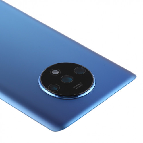 Pour le couvercle arrière de la batterie d'origine OnePlus 7T avec couvercle d'objectif d'appareil photo (bleu) SH29LL1521-06