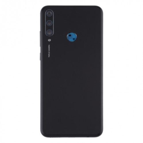 Cache arrière de batterie d'origine avec cache d'objectif d'appareil photo pour Huawei Y6p (noir) SH30BL1265-06