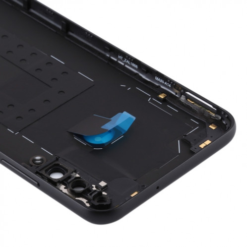 Cache arrière de batterie d'origine avec cache d'objectif d'appareil photo pour Huawei Y6p (noir) SH30BL1265-06