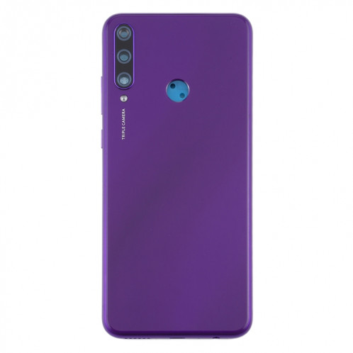 Cache arrière de batterie d'origine avec cache d'objectif d'appareil photo pour Huawei Y6p (violet) SH30PL658-06