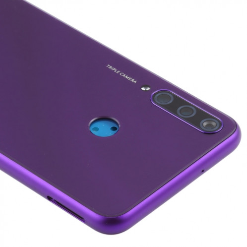 Cache arrière de batterie d'origine avec cache d'objectif d'appareil photo pour Huawei Y6p (violet) SH30PL658-06