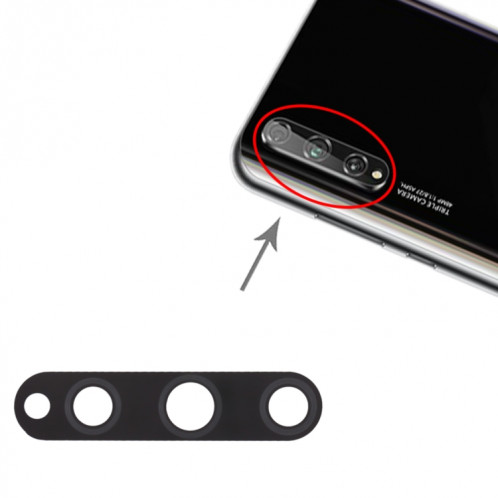 Objectif de caméra arrière 10 PCS pour Huawei Y8p / P Smart S SH7235790-04