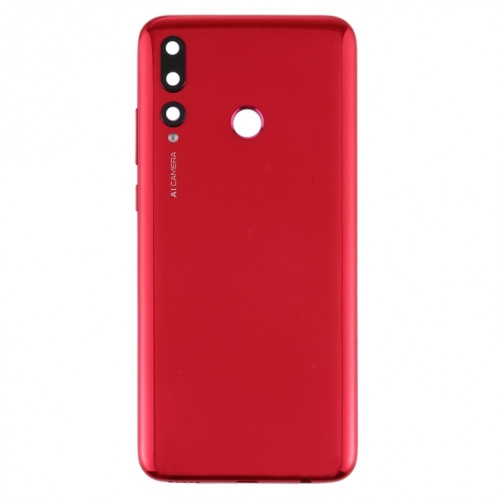 Cache arrière de batterie d'origine avec cache d'objectif d'appareil photo pour Huawei P Smart + 2019 (rouge) SH40RL1113-06