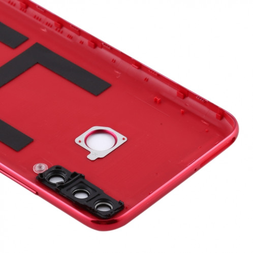 Cache arrière de batterie d'origine avec cache d'objectif d'appareil photo pour Huawei P Smart + 2019 (rouge) SH40RL1113-06