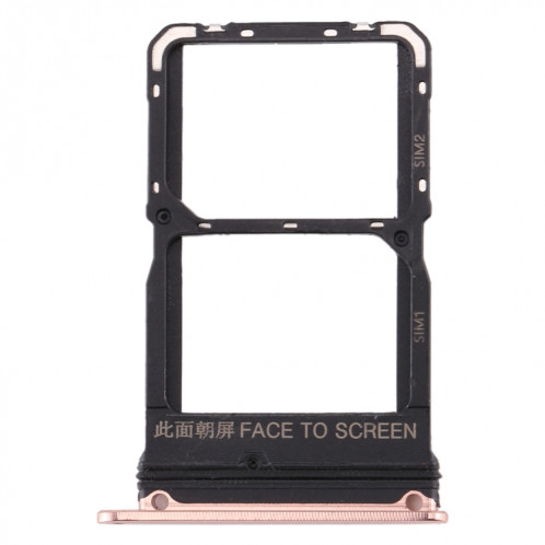 Plateau pour carte SIM + plateau pour carte SIM pour Xiaomi Mi 10 (Or) SH259J474-05