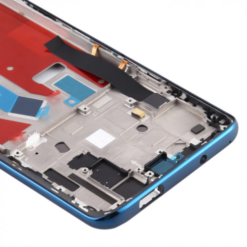 Plaque de cadre intermédiaire d'origine pour Huawei Honor X10 5G (bleu) SH282L334-06