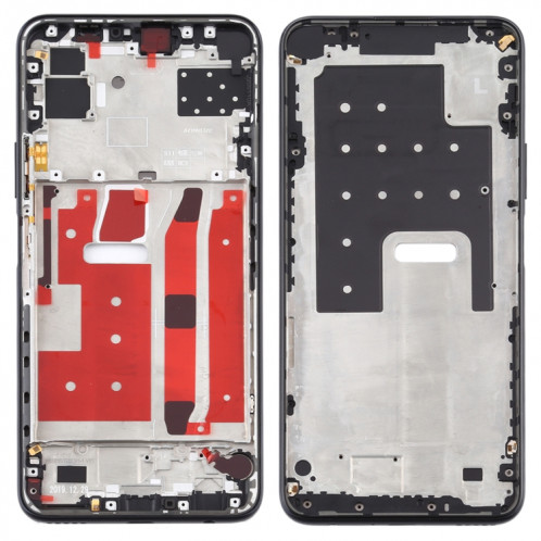 Plaque de cadre intermédiaire d'origine pour Huawei P40 Lite 5G / Nova 7 SE (noire) SH283B80-06