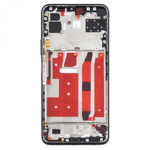 Plaque de cadre intermédiaire d'origine pour Huawei P40 Lite 5G / Nova 7 SE (noire) SH283B80-06