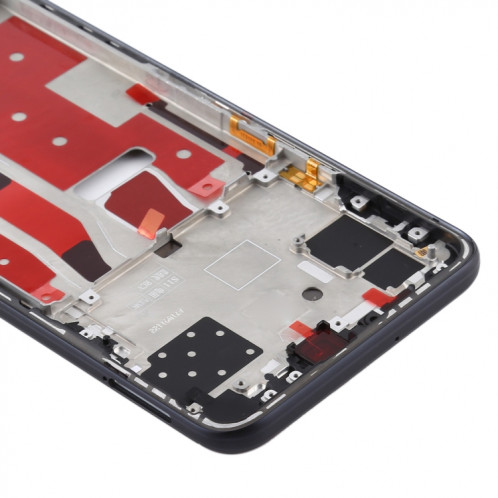 Plaque de cadre intermédiaire d'origine pour Huawei P40 Lite 5G / Nova 7 SE (noire) SH283B80-06