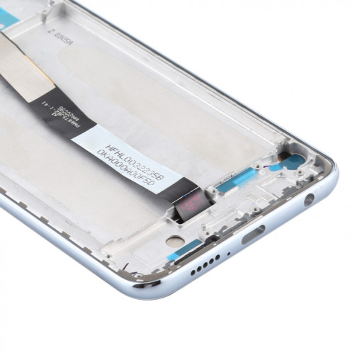 Écran LCD et numériseur complet avec cadre pour Xiaomi Redmi Note 9S (argent) SH324S797-06