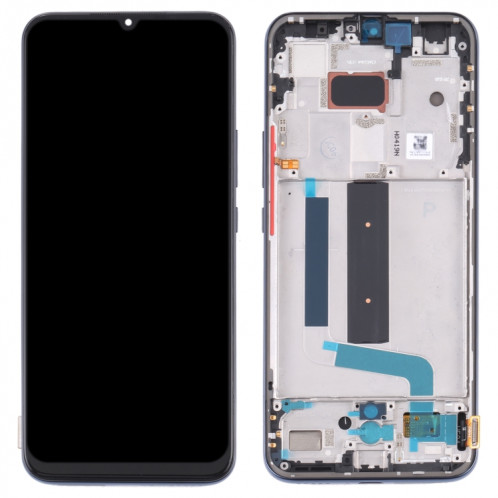 Écran d'écran LCD et numériseur AMOLED d'origine avec cadre pour Xiaomi Mi 10 Lite 5G (noir) SH326B1006-07