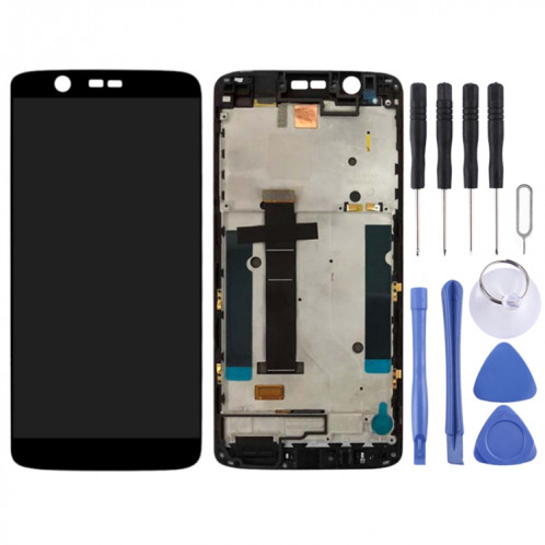 Écran LCD OEM pour ZTE Axon 7 Mini / B2017 / B2017G Assemblage complet du numériseur avec cadre (noir) SH337B40-04