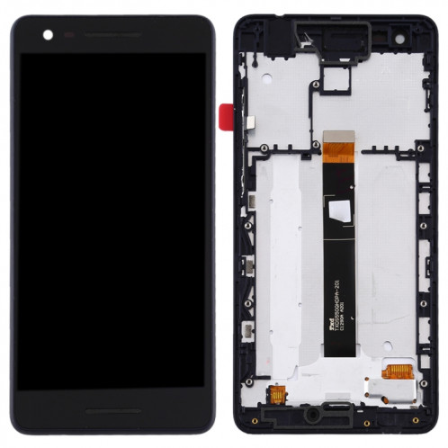 Écran LCD et numériseur complet avec cadre pour Nokia 2.1 (noir) SH49BL1618-06