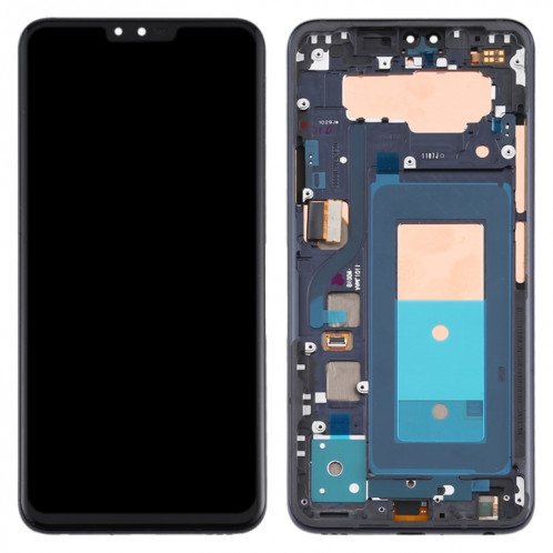 Écran LCD d'origine pour LG V40 ThinQ Digitizer Assemblage complet avec cadre (Noir) SH463B1284-06