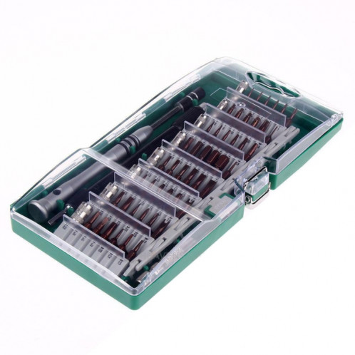 Kit d'outils de réparation d'embout de tournevis de précision en acier à outils S2 60 en 1 (vert) SH464G73-013