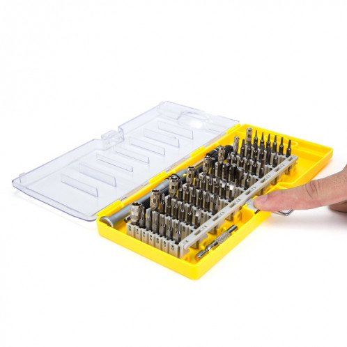 Kit d'outils de réparation d'embout de tournevis de précision en acier à outils S2 60 en 1 (bleu) SH464L1051-011