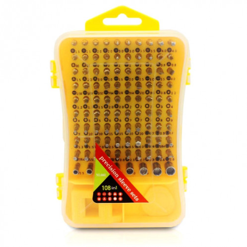 108 en 1 S2 Tool Kit d'outils de réparation de tournevis de précision en acier à outils SJ7465952-09