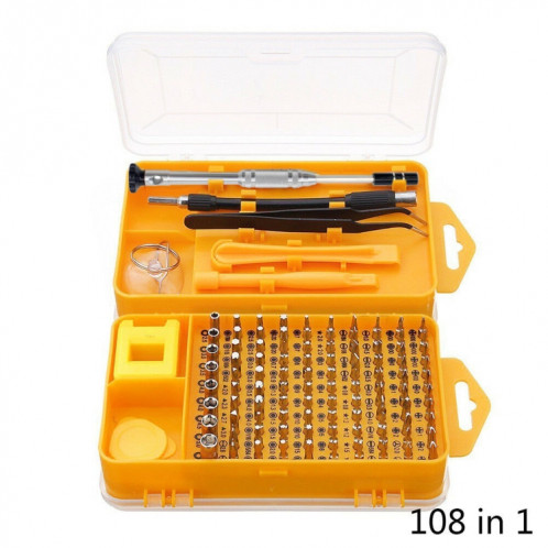 108 en 1 S2 Tool Kit d'outils de réparation de tournevis de précision en acier à outils SJ7465952-09